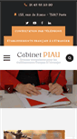 Mobile Screenshot of cabinet-piau.fr